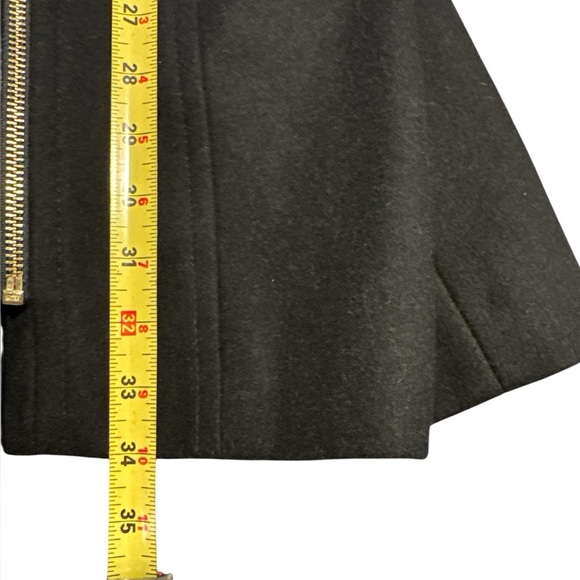 Michael Kors Asymmetrical Zip Belted Coat – Women’s Large - Picture 8 of 10